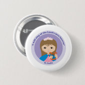 St. Cecilia Ronde Button 5,7 Cm (Voorkant /achterkant)