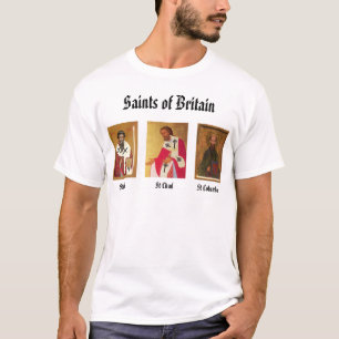 St Cedd, St. Chad, St. Columba, heiligen van Brita T-shirt