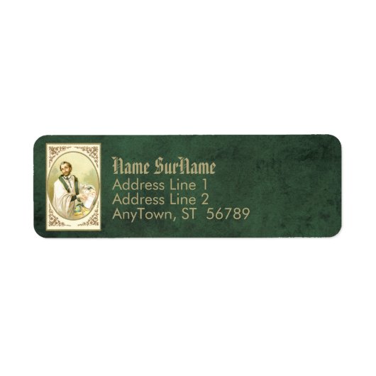 St. César de Bus (SLE 001) Etiket (Voorkant)