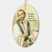 St. César de Bus (SLE 001) Ornement en céramique (Gauche)