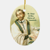 St. César de Bus (SLE 001) Ornement en céramique (Devant)