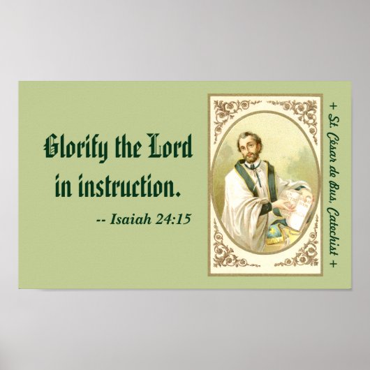 St. César de Bus (SLE 001) Poster (Voorkant)