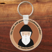St. Charbel Makhluf Sleutelhanger (Voorkant)