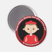 St. Charles Borromeo Magneet (Voorkant / Achterkant)
