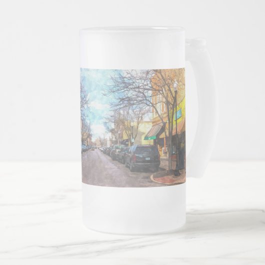 St Charles Main St Painterly Frosted Mug (Devant droit)