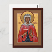 St. Christina Prayer Kaart (Voorkant / Achterkant)