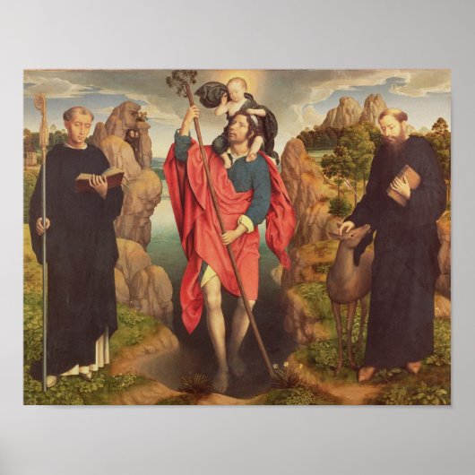 St. Christopher , 1484 Poster (Voorkant)