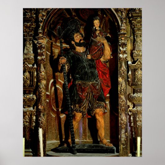 St. Christopher, 1597 Poster (Voorkant)
