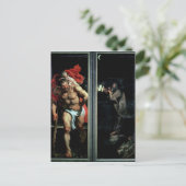 St. Christopher en de Hermit Briefkaart (Staand voorkant)