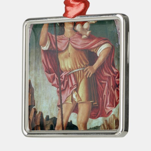 St. Christopher Metalen Ornament (Links)