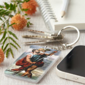 ST. CHRISTOPHER, PATRON SAINT OF TRAVELERS, SLEUTELHANGER (Voorkant Rechts)