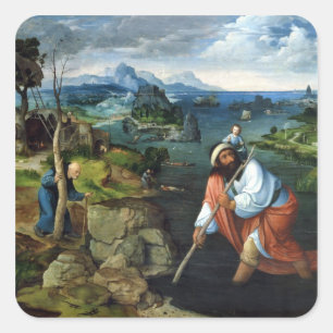 St. Christopher Vierkante Sticker