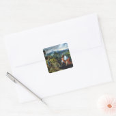 St. Christopher Vierkante Sticker (Envelop)