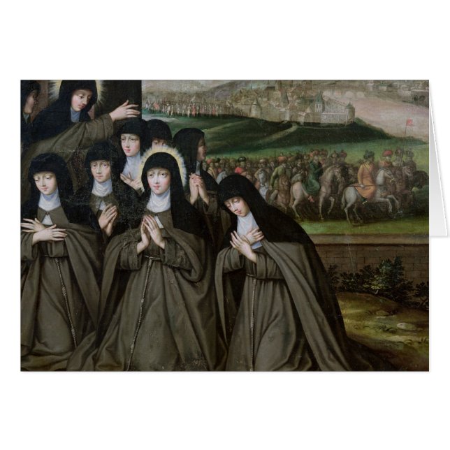 St. Claire met haar zuster, Agnes en Nuns (Voorkant Horizontaal)