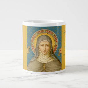 St. Clare d'Assise (SAU 027) XLarge Mug de café 2