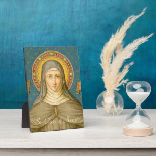 St. Clare of Assisi (SAU 027) 5"x7" Fotoplaat