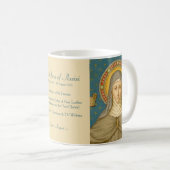 St. Clare of Assisi (SAU 027) Coffee Mok 1.2a (Voorkant rechts)
