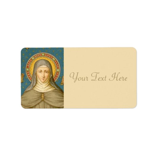 St. Clare of Assisi (SAU 027) Etiket (Voorkant)