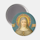 St. Clare of Assisi (SAU 027) Magneet (Voorkant / Achterkant)