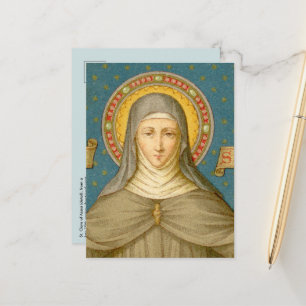 St. Clare of Assisi (SAU 027a) Briefkaart