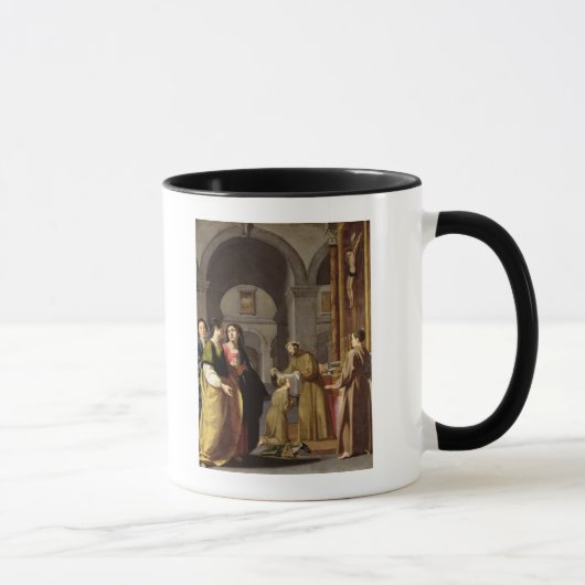 St. Clare Receive the Veil from St. Francis Mok (Rechts)
