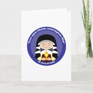 St. Clare van Assisi Kaart