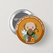 St. Columba Ronde Button 5,7 Cm (Voorkant /achterkant)