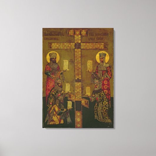 St. Constantine en St. Helena Canvas Afdruk (Voorkant)