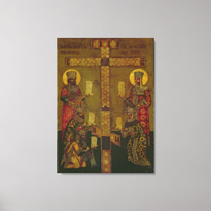 St. Constantine en St. Helena Canvas Afdruk