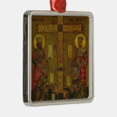 St. Constantine en St. Helena Metalen Ornament (Rechts)