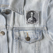 St. Cornelius Vierkante Button 5,1 Cm (In situ)