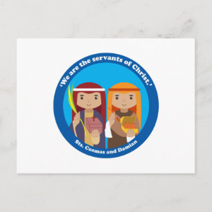 St. Cosmas en Damian Briefkaart