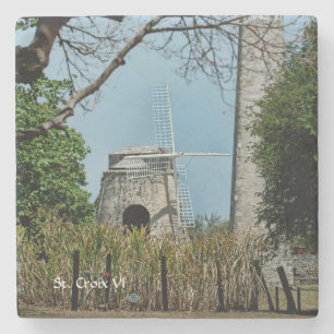 St. Croix de Maagdelijke Molen de Caraïben van de Stenen Onderzetter