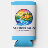 St. Croix Falls Wisconsin Scenic River & Cliffs (Voorkant)