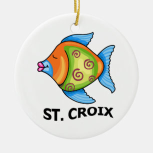 St Croix Keramisch Ornament