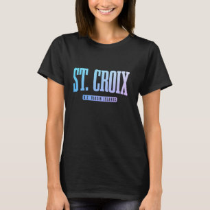 St. Croix US Maagdeneilanden USVI Pride Souvenir T-shirt