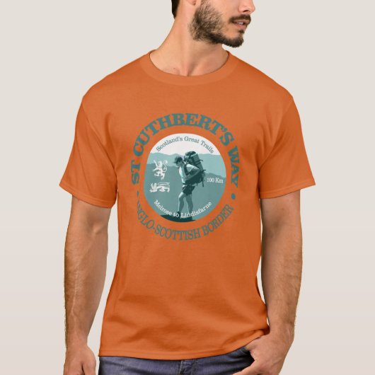 St Cuthberts Way grappig T-shirt (Voorkant)
