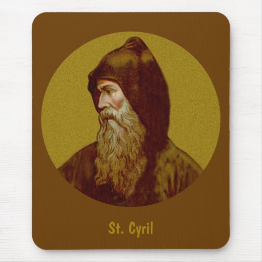 St. Cyril de Monk (M 002) Verticaal Muismat (Voorkant)
