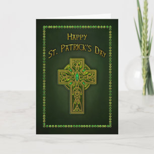 ST. DAG PATRICK - CELTIC CROSS KAART