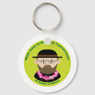 St. Damien van Molokai Sleutelhanger