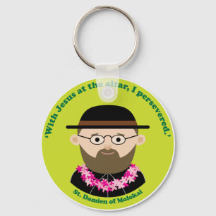 St. Damien van Molokai Sleutelhanger