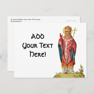St. David of Wales (P 001) Briefkaart
