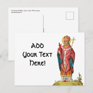 St. David van Wales (P 001) Briefkaart