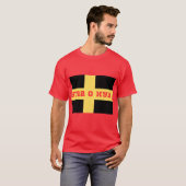 St Davids Cymru Yma O Hyd Rectangular Sticker T-shirt (Voorkant volledig)