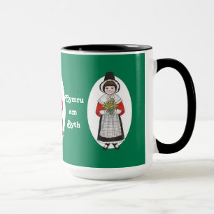 St David's Day, Costume gallois, Mug to Personaliz