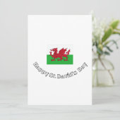 St. David's Day Flat Uitnodiging (Staand voorkant)