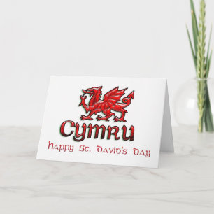 St. David's Day, Saint David, Ddydd Gwyl Dewi Sant Kaart