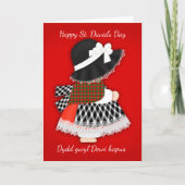 St. David's Day Welsh Doll, Carte de voeux (Devant)
