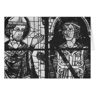 St Denis donnant l'oriflamme au chevalier clément