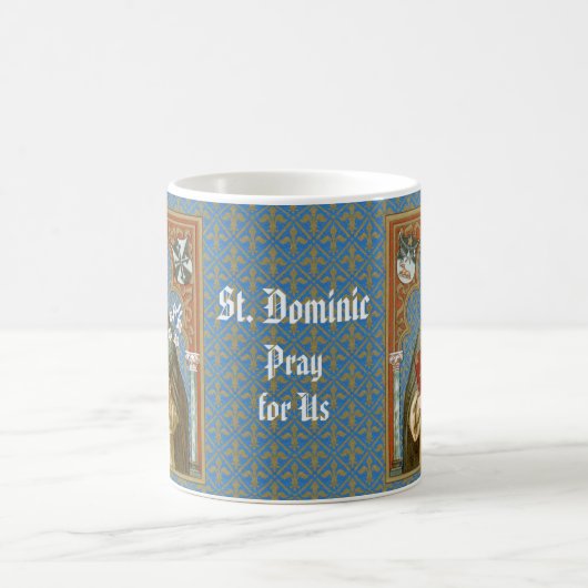 St. Dominic de Guzman (BK 011) Café Mug 2a (Centre)